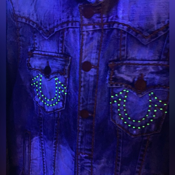 Rare! Ricky/Jimmy cable-stitch denim-set in “MIDNIGHT WAREHOUSE”wash,size 31 & M